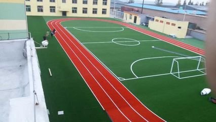 西藏足球场草坪/学校操场足球场施工